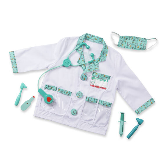 Doctor Role Play Costume Set 3-6 Years Old