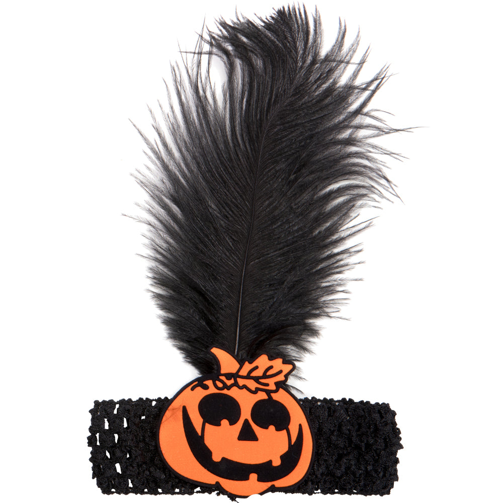 Headband Charleston with Pumpkin Detail