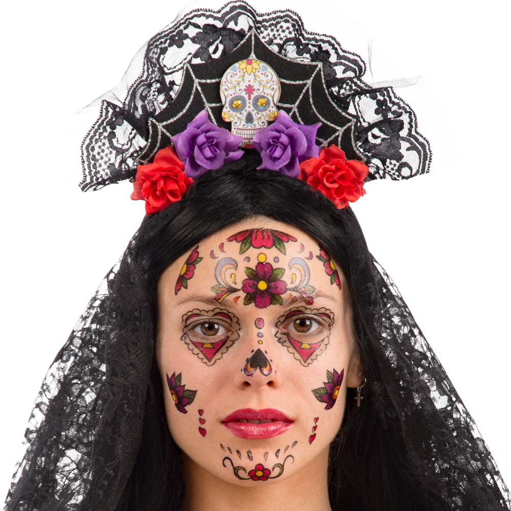 Halloween Face Tattoo