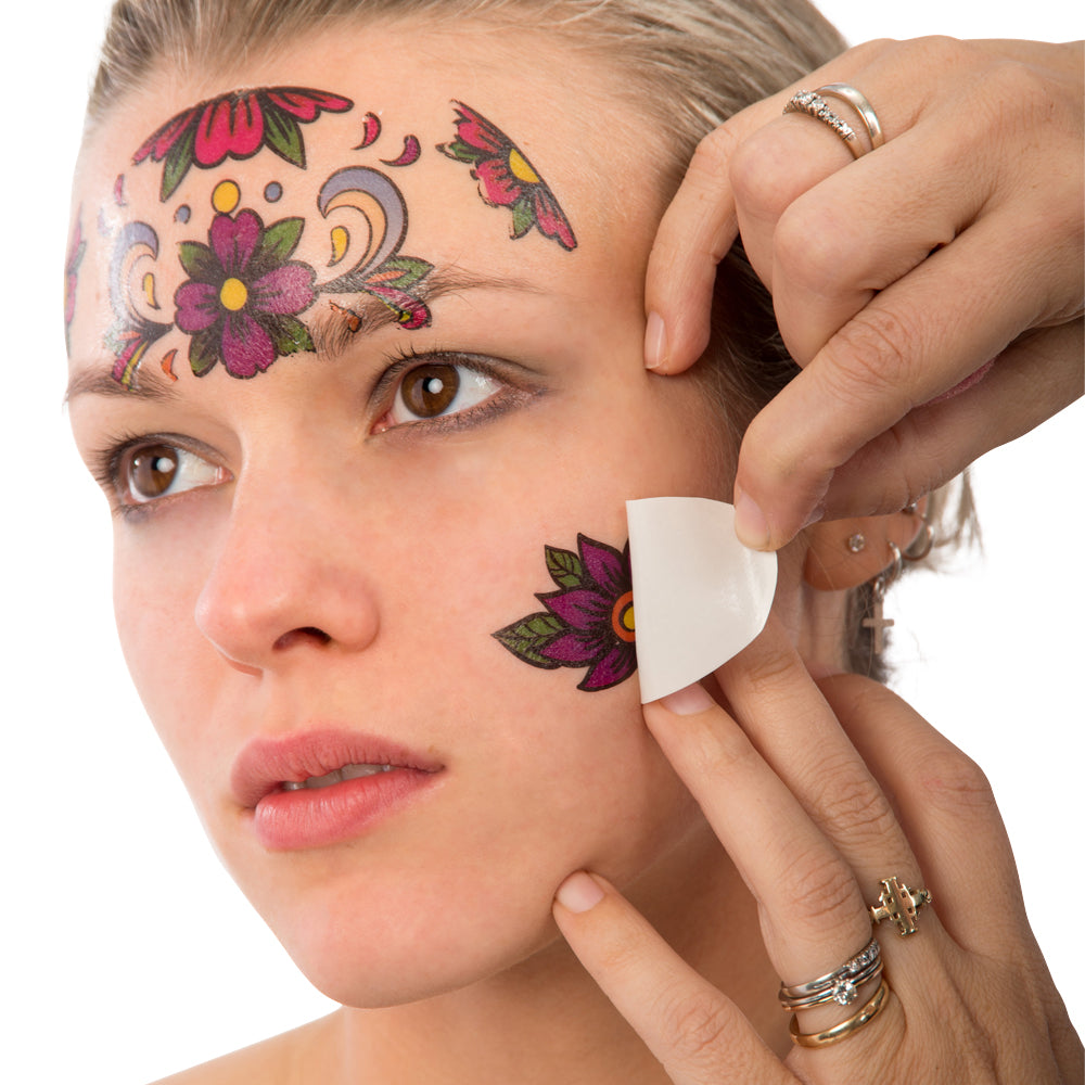 Halloween Face Tattoo