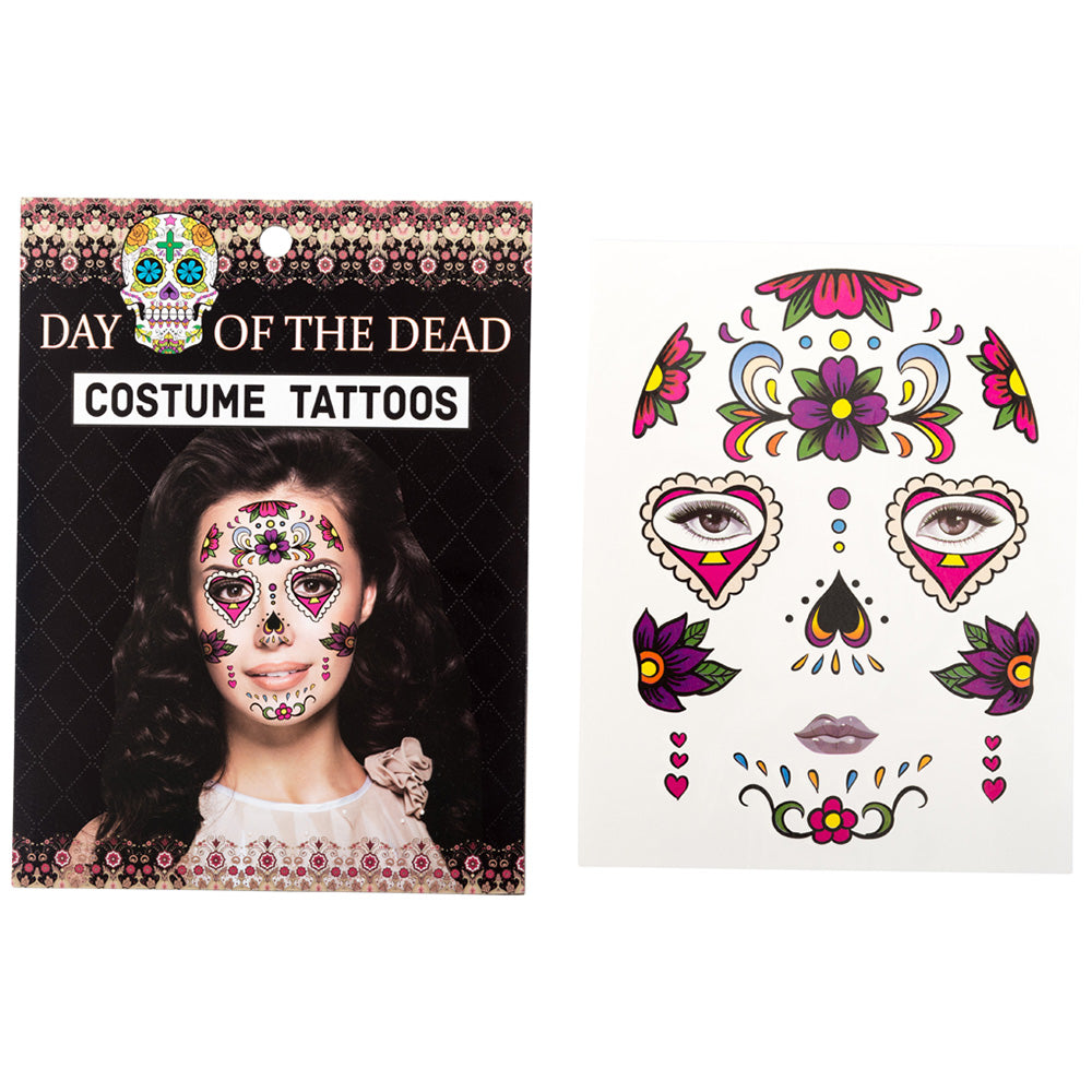 Halloween Face Tattoo