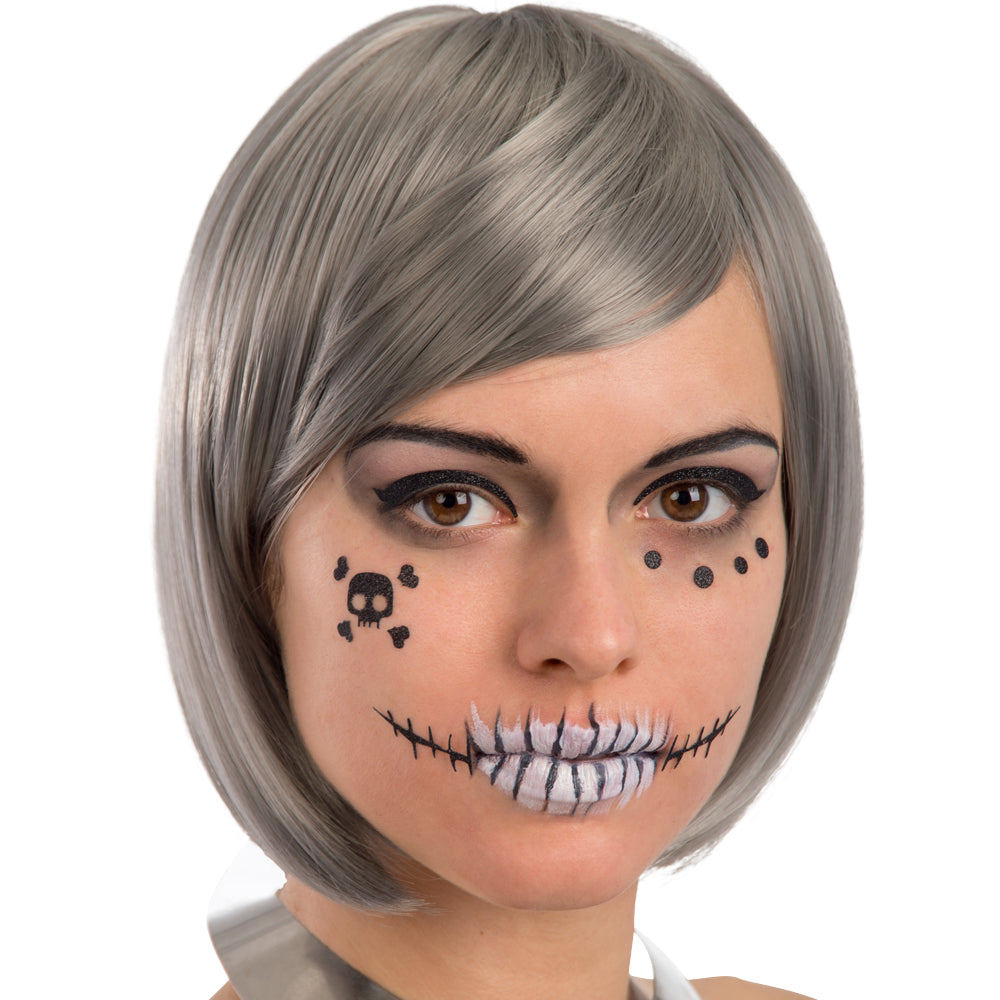 Halloween Face Art Tattoo