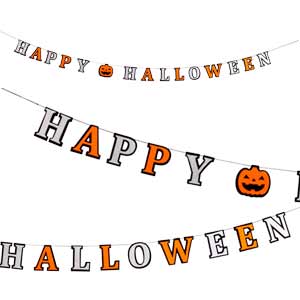 Happy Halloween Felt Garland