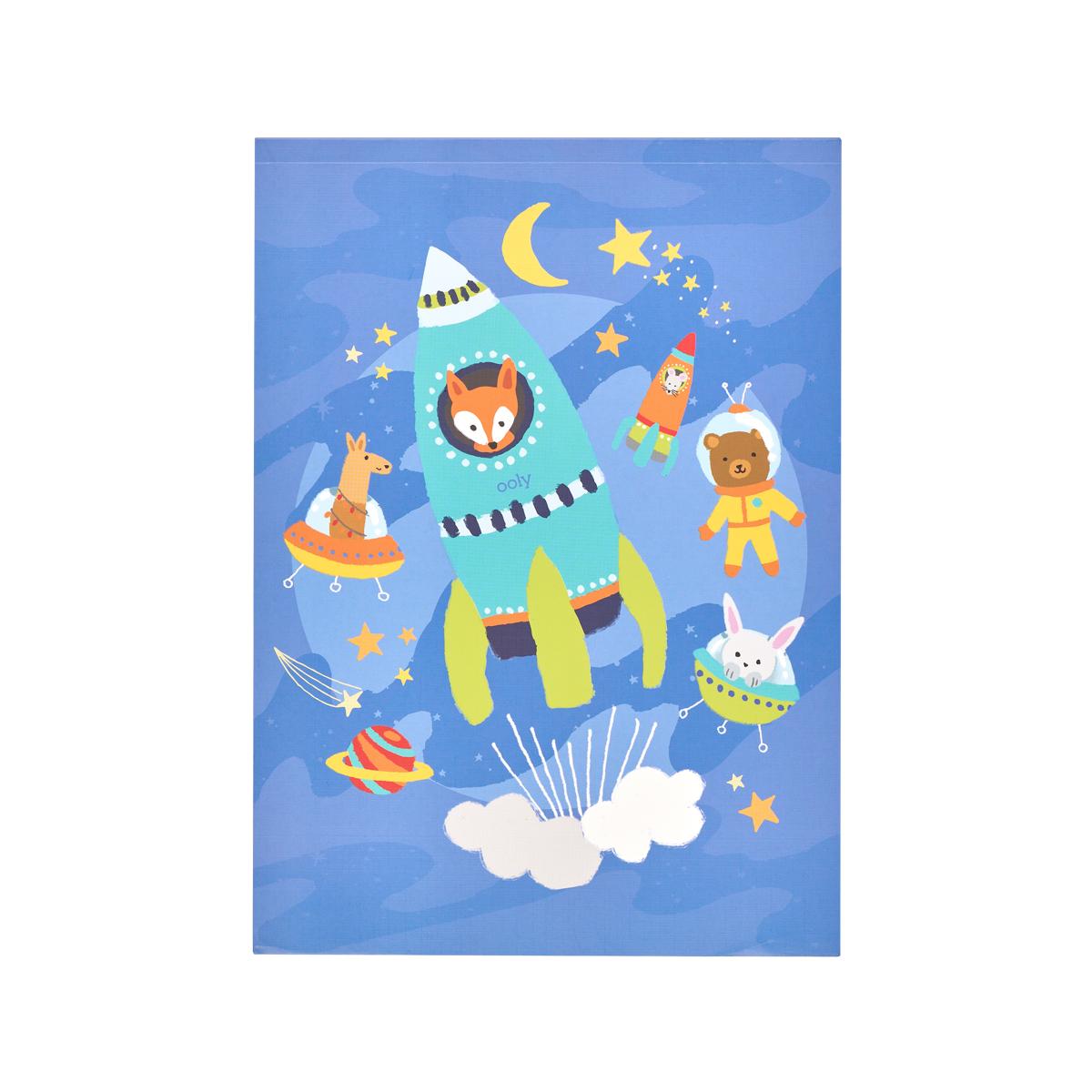 دفتر رسم ثنائي - كائنات فضائية (مجموعة من دفترين بأوراق بيضاء)