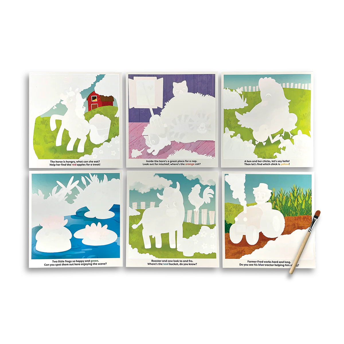 ألواح Water Amaze للكشف بالماء – في المزرعة