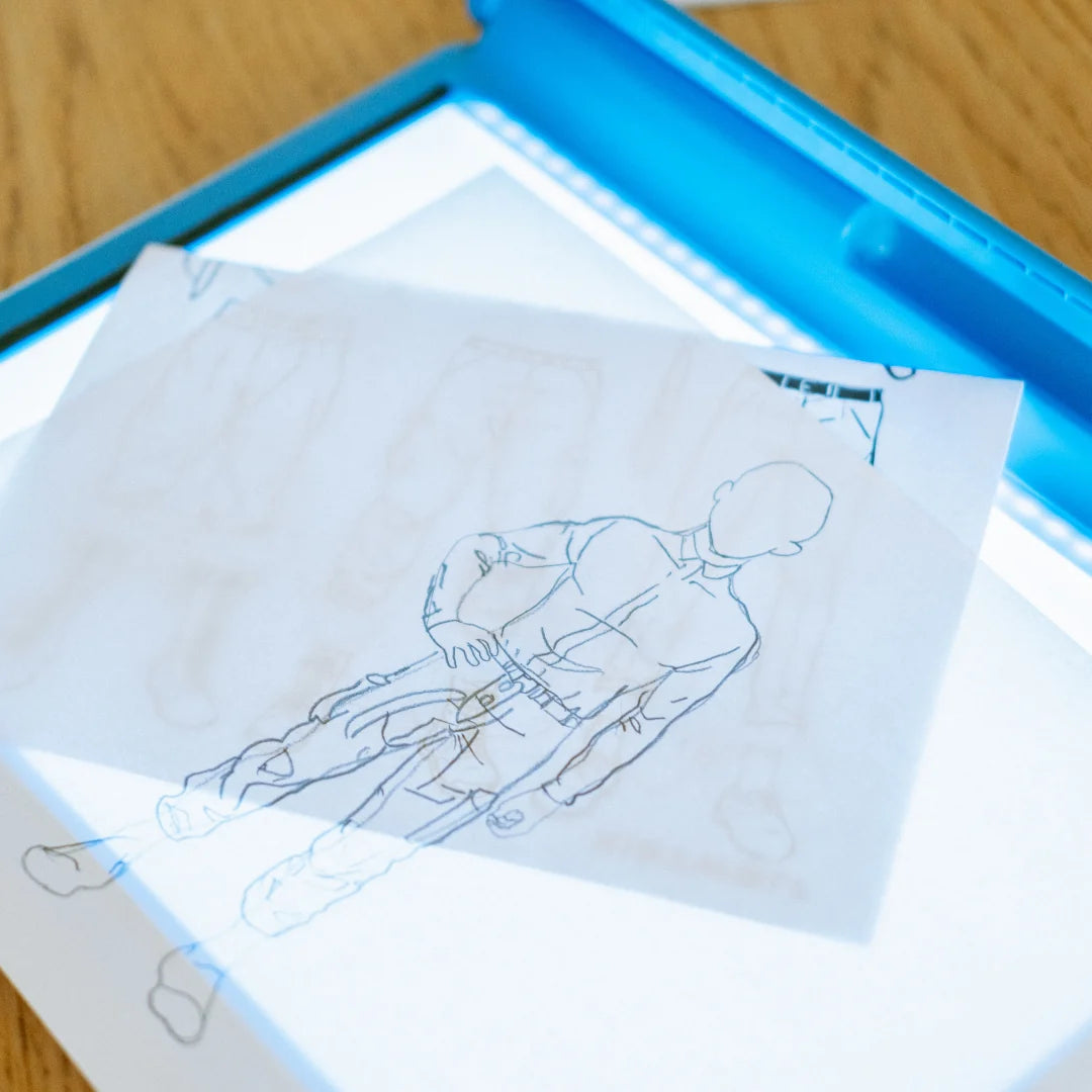 Kidydraw-Pro Light Tablet - Blue Manga