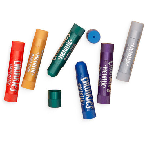 أقلام طلاء Chunkies - مجموعة معدنية من 6 قطع