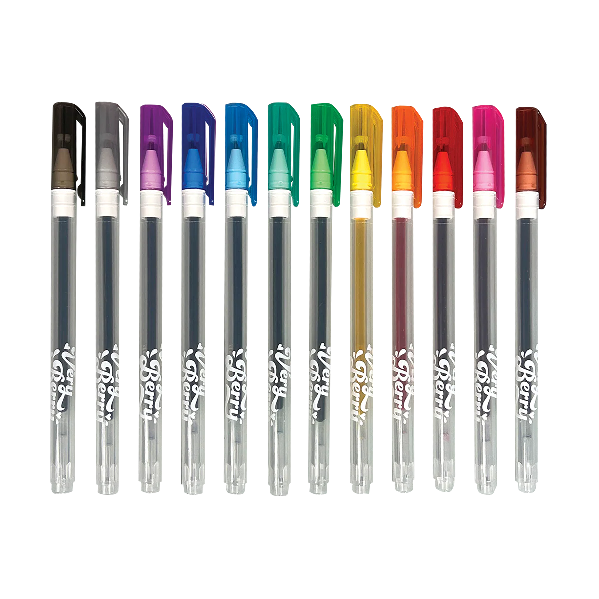 Very Berry Strawberry Scented Gel Pens - Set of 12
