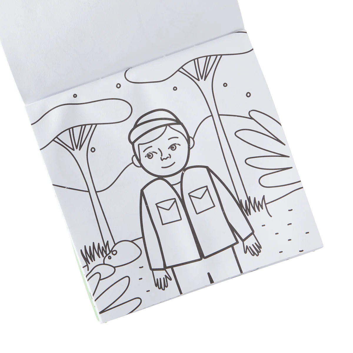 Coloring Book and Crayon Set - On Safari - Set of 9 Crayons