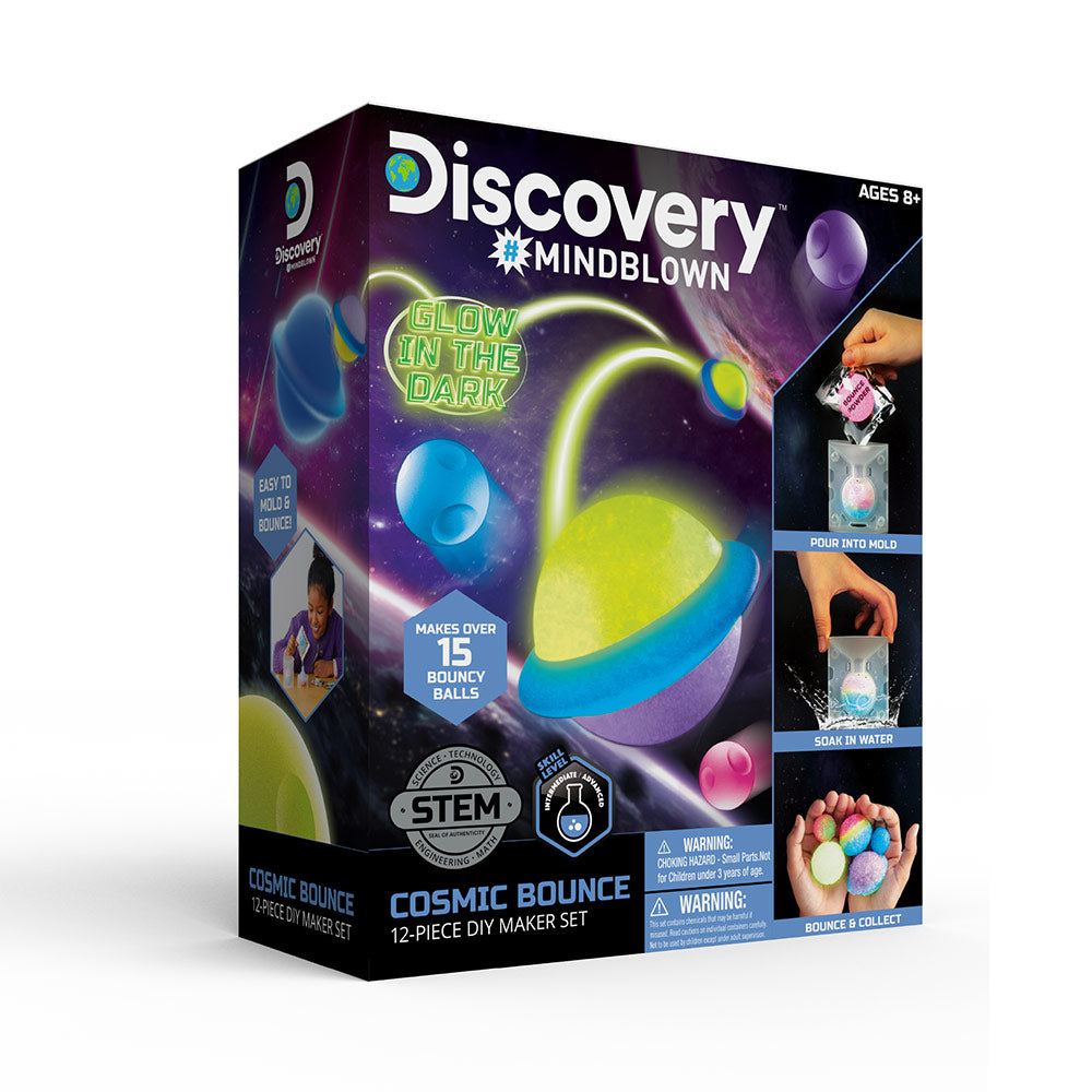 Toy Diy Cosmic Bounce Glow In The Dark 12 Pc Set