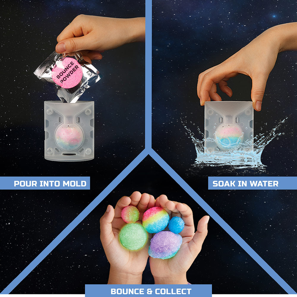 Toy Diy Cosmic Bounce Glow In The Dark 12 Pc Set
