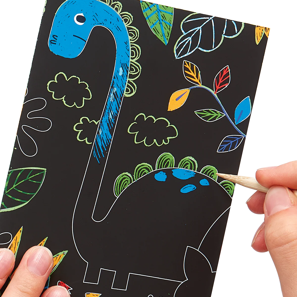 Dinosaur Days Scratch and Scribble Mini Scratch Art Kit