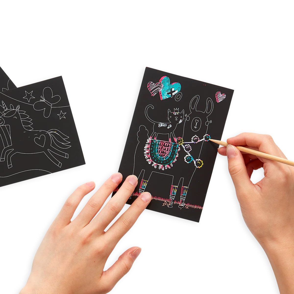 Funtastic Friends Scratch and Scribble Mini Scratch Art Kit
