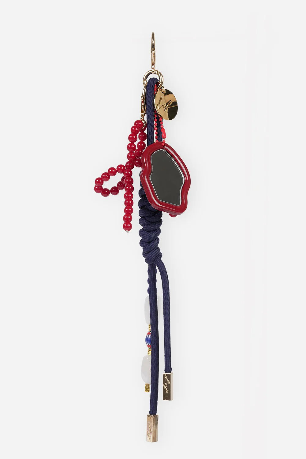 Bobby Bag Charm - Red with Mirror