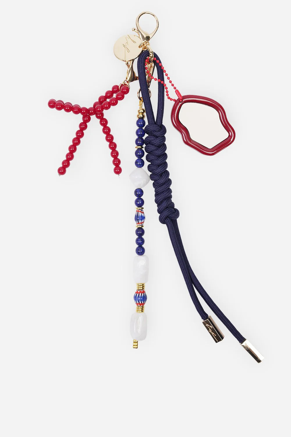 Bobby Bag Charm - Red with Mirror