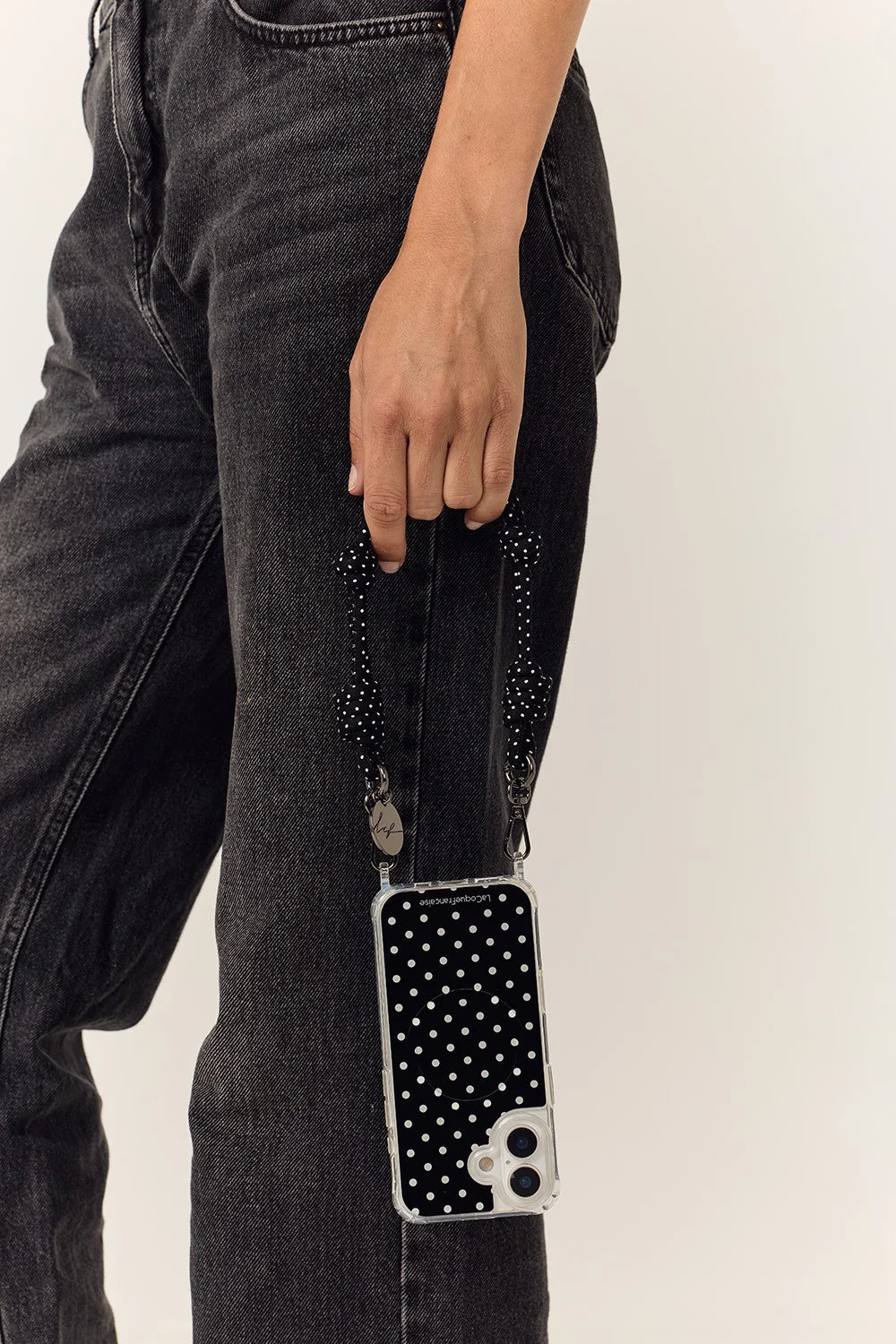 Nolan Black Short Chain 40 cm