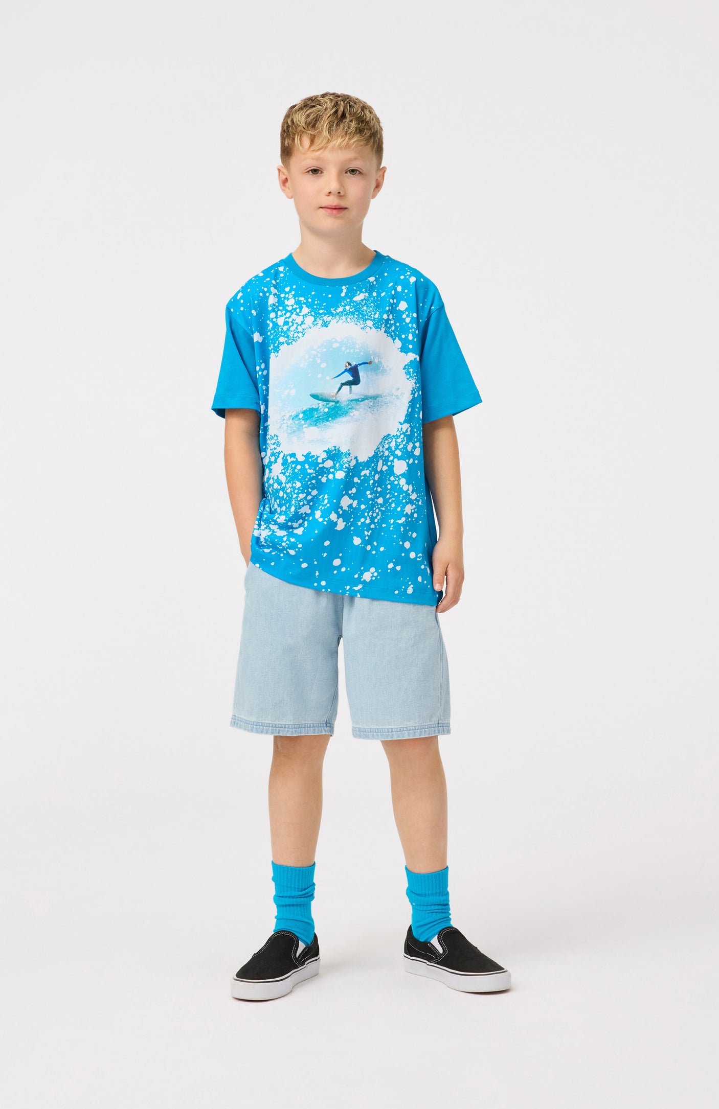 Riley T-Shirt - Blue Surf