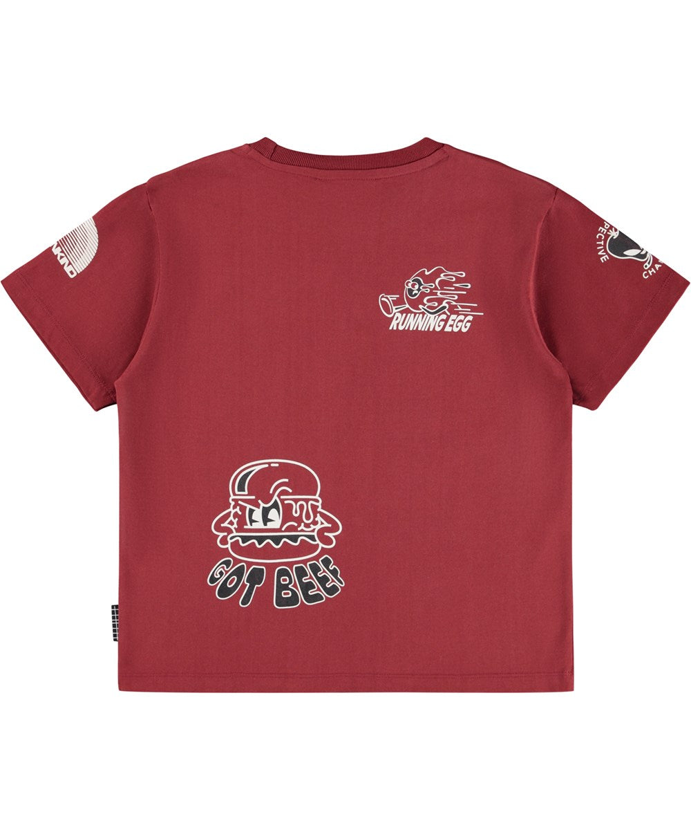 Rodney T-Shirt - Dark Red