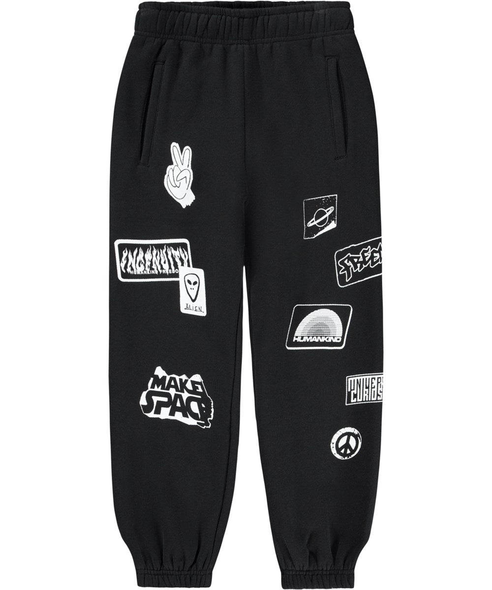 Marly Allen Hoodie and Pants Set - Black