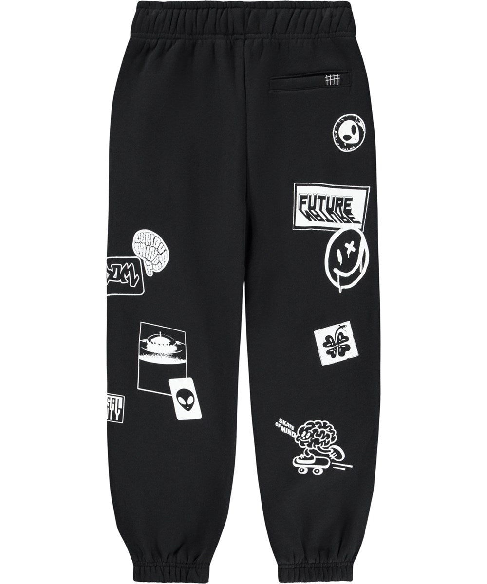 Marly Allen Hoodie and Pants Set - Black