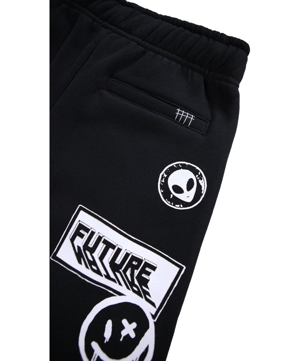 Marly Allen Hoodie and Pants Set - Black