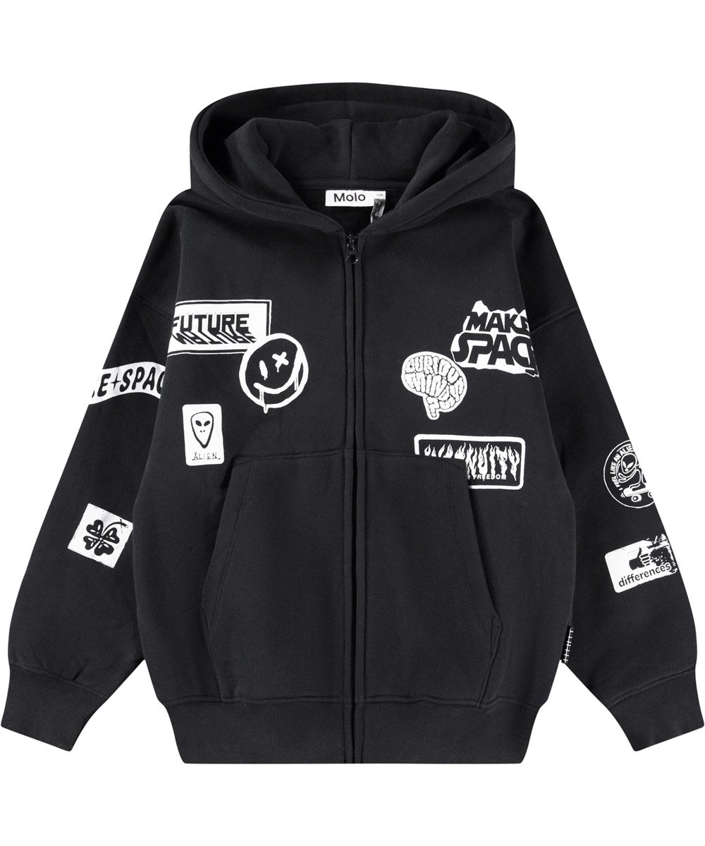 Marly Allen Hoodie and Pants Set - Black