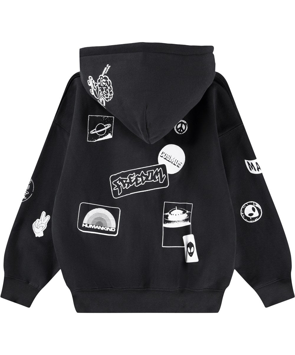 Marly Allen Hoodie and Pants Set - Black