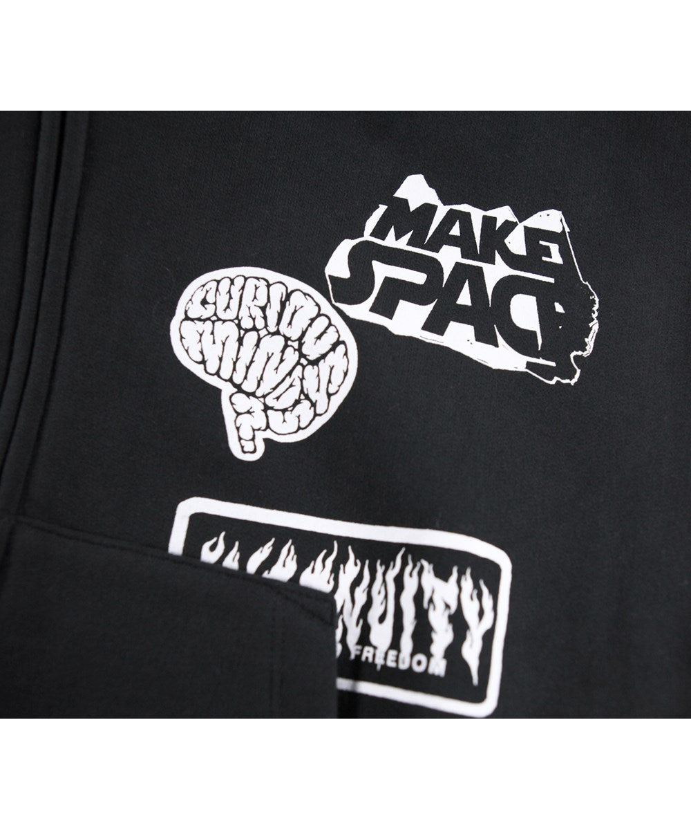 Marly Allen Hoodie and Pants Set - Black