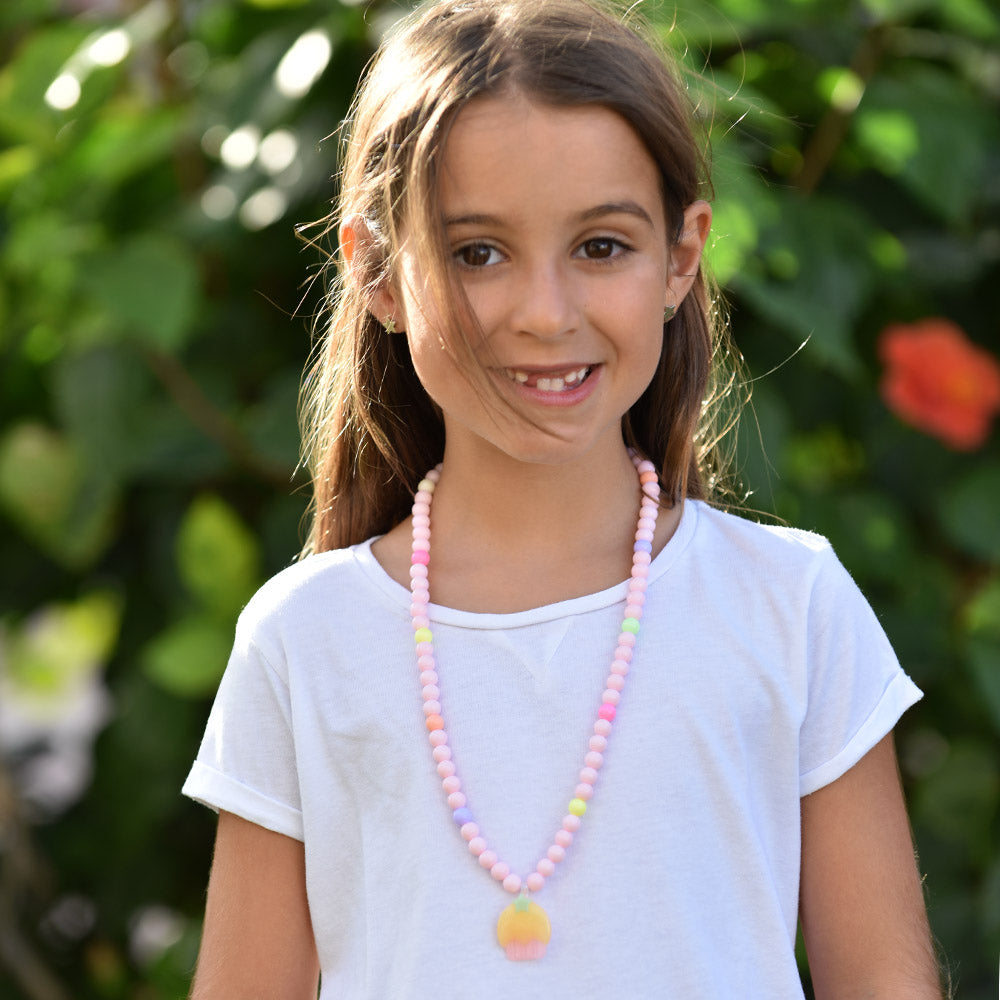 Cupcake Bubblegum Beads Necklace