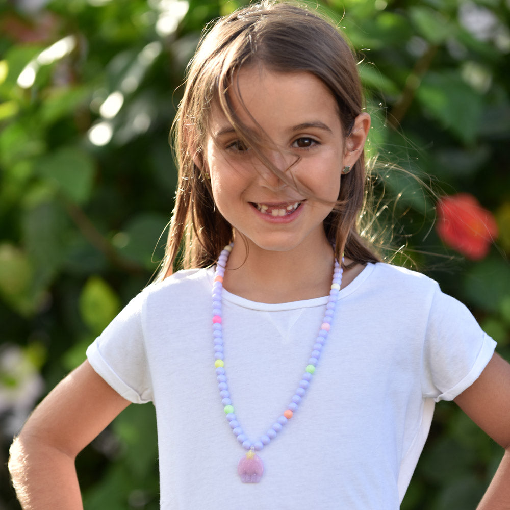 Cupcake Bubblegum Beads Necklace
