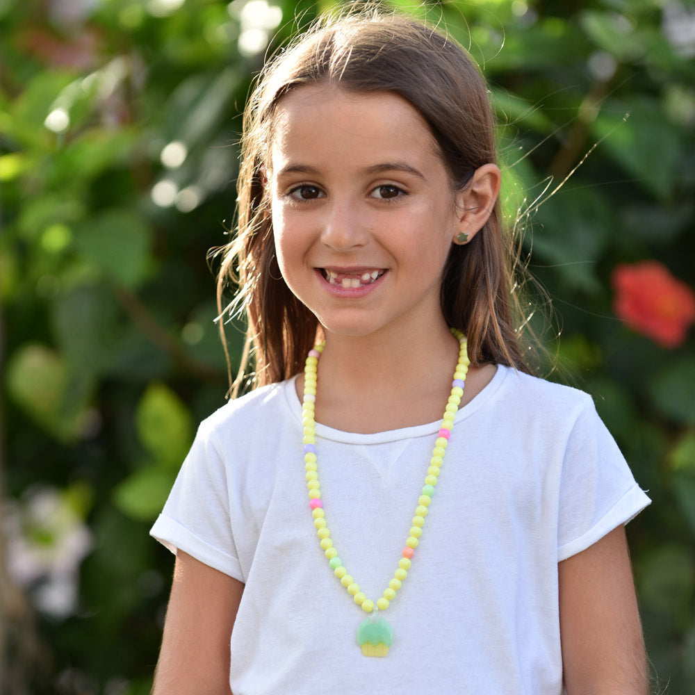 Cupcake Bubblegum Beads Necklace