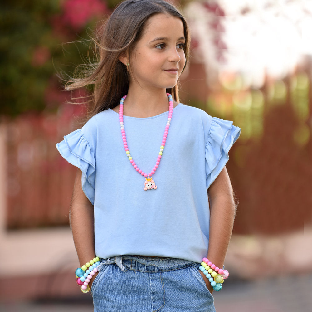 Princess Necklace With Silver Details