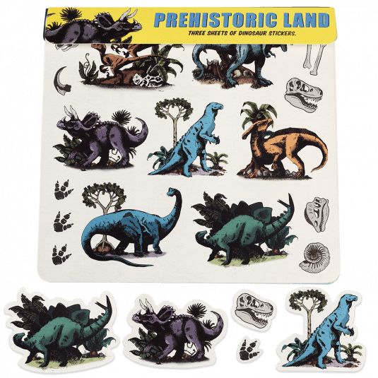 Prehistoric Land Stickers (3 Sheets)