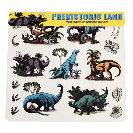 Prehistoric Land Stickers (3 Sheets)