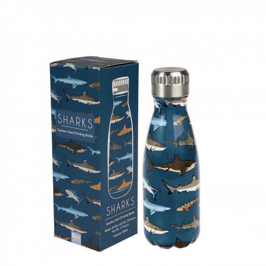Sharks 260ml Stainless Steel Bottle