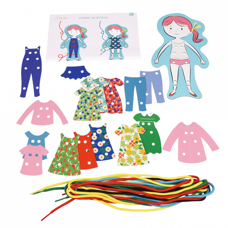 Learn To Stitch Dress-Up Dolly Kit