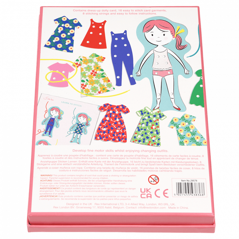 Learn To Stitch Dress-Up Dolly Kit