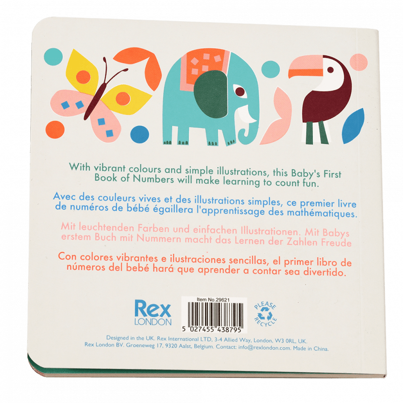 Baby's first numbers book