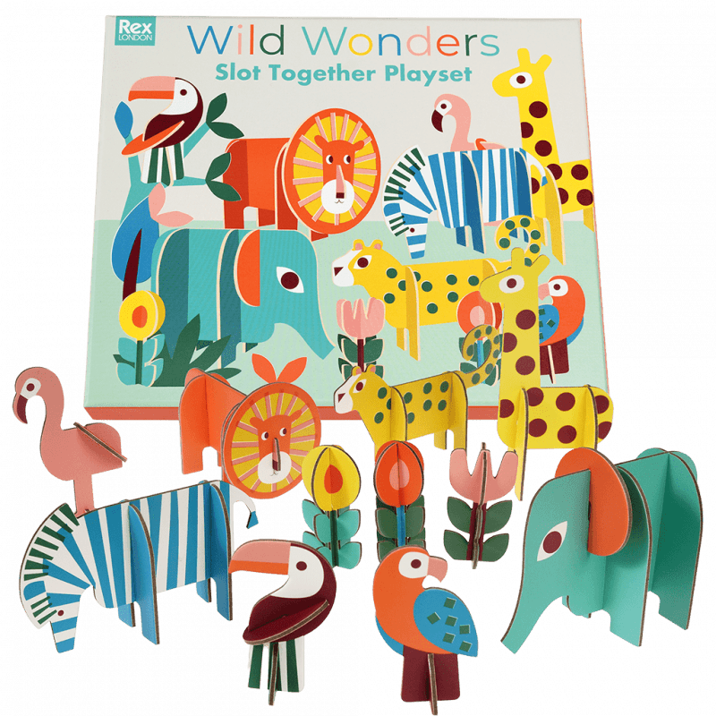 Wild Wonders Slot Together Playset