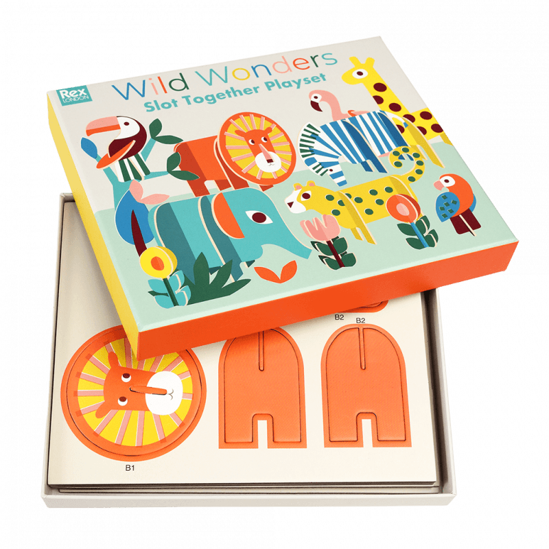 Wild Wonders Slot Together Playset