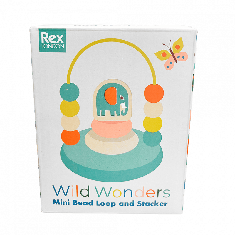 Mini Bead Loop and Stacker Toy - Wild Wonders