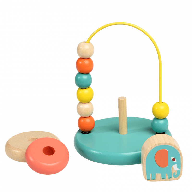 Mini Bead Loop and Stacker Toy - Wild Wonders