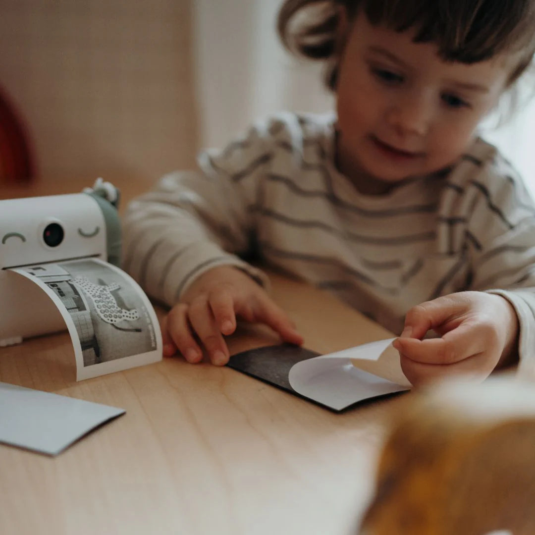 Camera with Thermal Printing Rolls for Kids - Pink