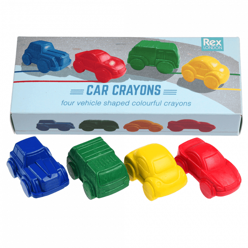 Road Trip Car Crayons (set Of 4)