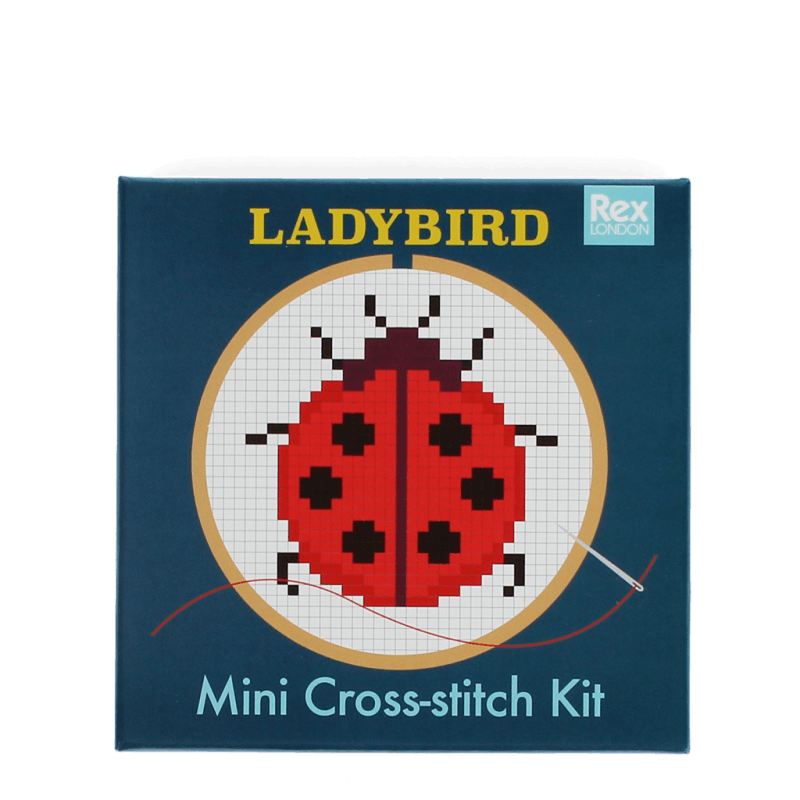 Mini cross-stitch kit - Ladybird