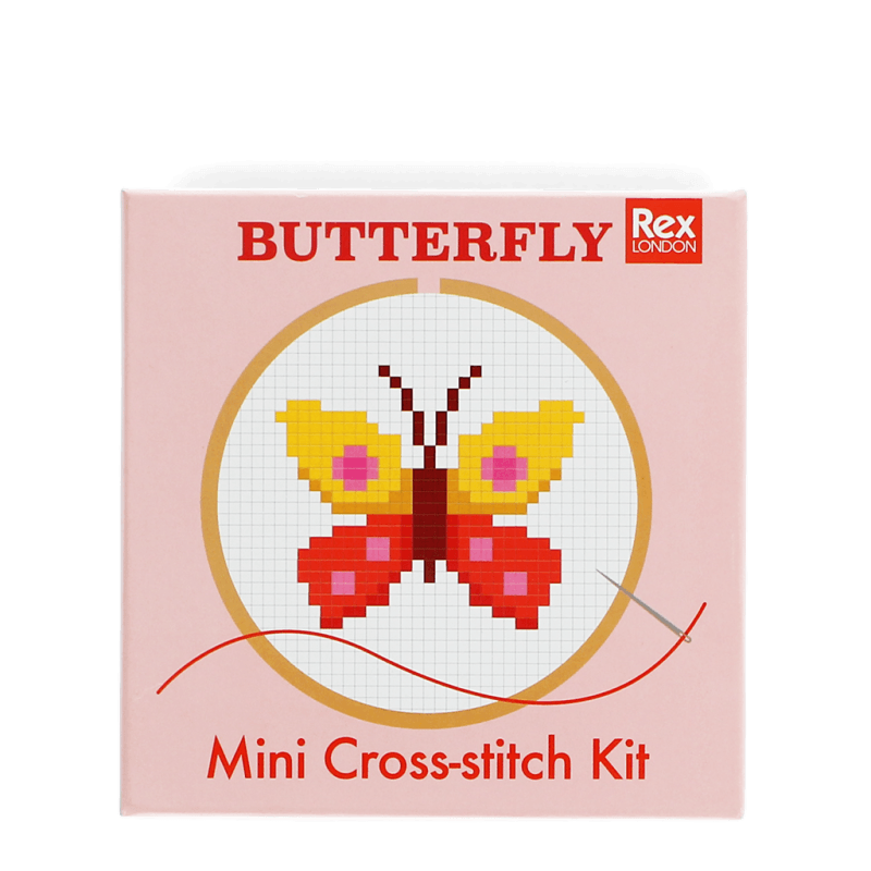 Mini cross-stitch kit - Butterfly
