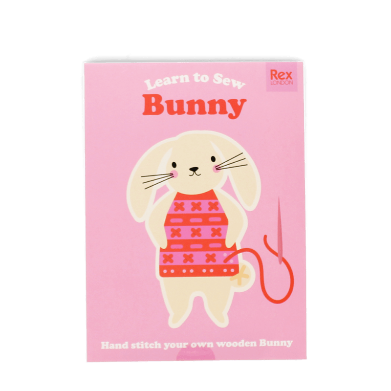 Learn to sew wooden hand-stitch set - Bunny