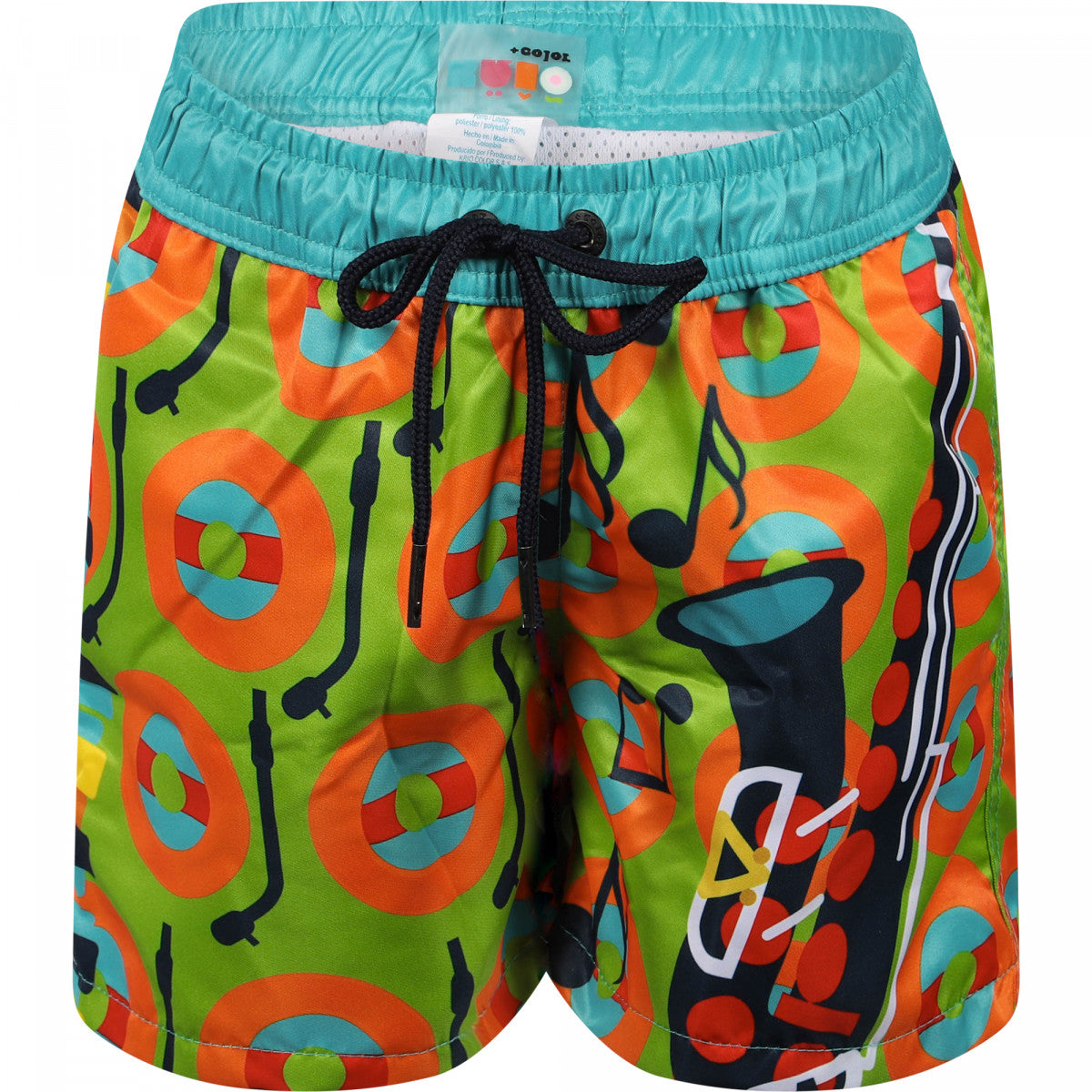 Boy Set of Swim Shorts with Rashguard - Music