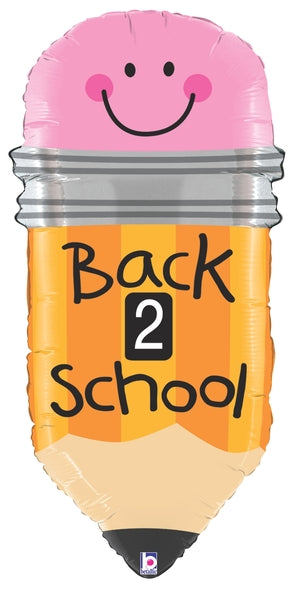 Back 2 School Pencil Foil Shape 32"