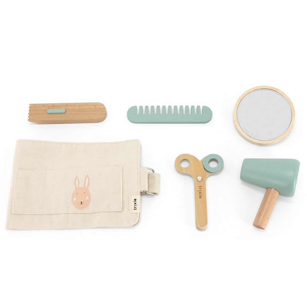 Wooden hairdresser set